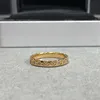 女性デザイナーカップルのためのCHリングゴールドメッキ18K 925シルバー公式複製ブランドデザイナーダイヤモンドクリスタルファッションギフト