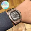 الذكور RM Wrist Watch Calendar Wristwatch تاريخ ساعة الأعمال الترفيه