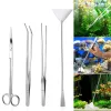 Narzędzia 4piece Zestaw narzędzia Plantsteel Steallessteel Aquarium Zestaw Terrarium Pinchumer