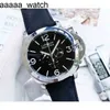 Moda Paneass Watch 2024 Designer Light Brand Automático Marina Marina Strap Tourbillon Hollow Business Business 2shi Wristwatches Style