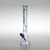 Phoenix 18'' 7mm Beaker Glass Water Recycler Bongs Colorful Smoking Water Pipe Hookah Base Heady Glass With Ice Catcher Big Bong For Smoking