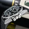2024 Fashion Business chronograaf wijzerplaat Panda Eye roestvrijstalen horlogeband Heren quartz polshorloge horloges Bb06