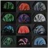 Bandanas Durag Bandanas Durag Blue Flower Paisley Mens Square IC Silk Purple Hanky ​​Business Fashion Wedding Y240325