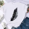 Watercolor Music Love Trend Short Sleeve Fashion Summer Women Print T Shirt Female Casual Top Tshirts Graphic Tee