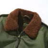 Vintage Winter Bomber Jacket Men Exército dos EUA Força Aérea B10 Jaquetas de Vôo Grosso Lã Lã Pele Casacos Quentes Uniforme Tático d1bJ #