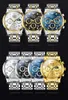 Horloges OLEVS Luxe Heren Originele Modieuze Zakelijke Heren Quartz Polsband Waterdicht Roestvrij Staal Heren Reloj HombreC24325