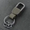 Keychains Luxury Men Women Key Chain Fashion Keychain Durable Leather For Car Ring Holder Horseshoe Buckle Gift Accessories Wholesale