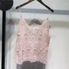 Women's Tanks Sequined Shining Camisole Club Party Glitter Disco Sparkle Cami Top Bead Camis Femme Sexy Bling Shiny