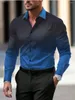 Мужские повседневные рубашки с длинным рукавом, рубашка с лацканами, уличная одежда с курортным принтом, модная Гавайская рубашка оверсайз 6XL Fast
