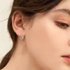 Stud Earrings Harong Little Mermaid Hoop Earring Exquisite Luxury Beautiful Silver-plated Jewelry for Girl Woman Movie Fans Cosplay Gift