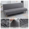 Calligraphy 2023New Jacquard Sofa Bed Cover Stretch Soffa Cover utan armstöd Nonslip Straight SOFA Slipcover Bänk Täckning för vardagsrum