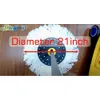 SMOP 360 Spin Mop Ticari, Mikrofiber, Kova, Mağazalar ve Haneler İçin Zemin Temizleme Sistemi, Tekerlekler ile Sepet, Yedek Kafa