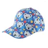 Ball Caps Baby Summer Sun Hats for Boy Girl Kids Baseball Cap Regultable Cartoon Cute Snapback Hat Children Outdoor 3-7 lat