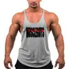 Camiseta Sin Mangas de Marca Para Hombre, Chaleco de Fitn Para Culturismo, Ropa Interior de Entrenamiento Deportivo A La Moda T4L6#