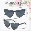 12-48pcs Mariage Coeur Cœur Lunettes de soleil Femmes Fashion Lunettes de soleil Femelles Tintes de soleil