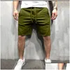 Mens Shorts Pantalones Cortos Solidos Para Hombre de Playa Algodon Informales Deportivos Ropa Marca Verano 2021 SA932 Drop Delivery AP OT1GW