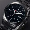 CWP Curren Fashion Men Watches Full Steel Zegarwatch Classic Business Male Clock Casual Military Quartz Calendar Watch ReliOJ260K