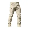 Pantalon de camouflage pour hommes, salopette multi-poches fiable et décontractée, élastique, confortable et doux, pantalon de sport, Pantales Hombre P6t6 #