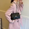 Designer bag 2024 Handbags checkered pineapple pattern personalized car stitching solid color chain temperament daily womens shoulder