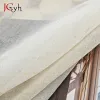 Curtains Japan Style Flax Linen Look Tulle Sheer Curtains for Living Room Windows Transparent Voile Curtain for Kitchen Rideaux Customize