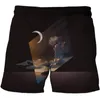 Série de motifs abstraits Summer Shorts pour hommes surdimensionnés unisexes pantalons de survêtement décontractés vêtements pour hommes 3D imprimé plage court nouveau 2022 femmes C1jN #