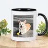 Canecas canecas de caneca personalizada pó x xícara de cachorro personalizado chá café presente fofo para amantes mãe pai sempre 330ml 11oz de leite