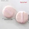 Sponges Applicators Cotton 2PCS professional round portable facial foundation make-up puff soft cosmetics makeup sponge beauty tool Q240326