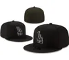 Unisexe en gros Dodgers Snapbacks Sox Baseball Designer Luxury Caps ajustés de la lettre de taille