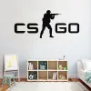 Aufkleber für Teenager, Raumdekoration, Spiel, Counter Strike, Wandaufkleber, CS GO, Tapete, Vinyl, Kunstwand, Heimdekoration, DIY-Aufkleber 3956