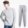 Mens Tracksuits 남자 까마귀 브랜드 2 조각 세트 남자 zip 재킷 스웨트 팬츠 조그 스웨트 트레일 슈트 남자 스포츠웨어 까마귀 바지 남성 탑