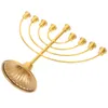 Bougeoirs Hanukkah Menorah Vintage Candélabres Ornements De Bureau Décor De Noël Bougeoir Navires Pour