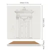 Placemats Klassieke architectuur Tekening Deuropening Keramische onderzetters (vierkant) Kopjes Koffiebord