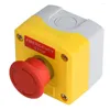 Smart Home Control SP-A001 Plastic Red Sign Emergency Stop Push Button Switch IP65 Waterproof Insulation Industrial Electrical Box