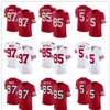 1 Deebo Samuel Sr 97 Nick Bosa Jersey George Kittle Deebo Samuel Jerry Rice Fred Warner Brock Purdy Christian McCaffrey Talanoa Hufanga Joe Montana Camisas de futebol