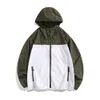 Product 2024 Zomer Nieuwe mode Koreaanse editie Hoogwaardige Nylon Ademende lichtgewicht Anti UV Slim Fit paar Skin Solid Color Outdoor Hooded Sun Bescherming