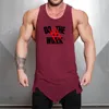 Été Muscle Guys Débardeurs Marque Hommes Sleevel Chemise Vêtements Bodybuilding Undershirt Casual Fitn Stringers Tanktops Tees m56h #