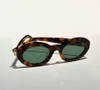 Runda solglasögon M136 Havana Oval Unisex Shades Summer Sunnies Lunettes de Soleil Glasses Occhiali da Sole UV400 Eyewear