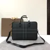 TOP Kwaliteit Luxe Heren Aktetas Tas Modeontwerper Laptop Handtas Zachte Officiële Bussiness Tote Bags Bruin Zwart Calfksin