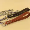 Dog Collars Pet Heavy Duty Leash For Dogs Up To 30kg Soft Leather Rope Outdoor Walking