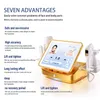 Ouro hifu rf rejuvenescimento da pele 8d 4 em 1 máquina anti-envelhecimento vmax remoção de rugas face lifting lipólise corpo emagrecimento dispositivo multi-efeito