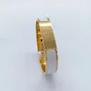 Classsic Designer Bangle Bangle Gioielli in oro Donna Bangle in acciaio inossidabile Man 18 Colore Gold Fibbia d'oro 17/19 Mashi