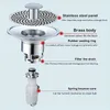 1PC Universal Bazging Sink Clopper Basen Wzu Wzroczysty filtr drenażowy Przekształcenie łazienki Wtyczka spustowa dla 0,98 ~ 1,5 cala otworu spustowego 240311