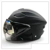 Casques de moto Zeus 125B Casque Abs Demi-Visage Moto Été Vélo Électrique UV Personnalisé Mode Casques7444189 Drop Delive Otgaj