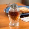 Bar Tools Japanese Style Honey Jug Honey Jar Squeeze Bottle Sharp Spout Honey Bottle Acrylic Honey Jam Press Dispenser 240322