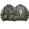 Niestandardowe logo wodoodporne japońskie harajuku gotycka męska miejska streetwear Y2K Techwear Coat Cyberpunk Bomber Jacket for Men Z8wn#