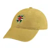 Berets Dominica National Flag Splash Cowboy Hat Rave | -F- | Kvinnors stranduttag 2024 män