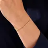 Chain EManco 2MM Stainless Steel Box Chain Bracelet Womens Gold Bracelet Charming Friendship Bracelet Womens Jewelry Gift 24325