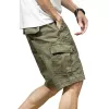 Summer Trend Cargo Shorts Men's Fi Vintage Kne Length Gym Short Homme Loose Military Side Pocket Pant Sweatpants Man Ny R4WG#