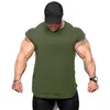 Merk Blank Fitn Tank Top Mannen slim fit Hemd Sleevel shirt Zomer Sportkleding Kleding Spier Bodybuilding Vest Mannelijke m7F3 #