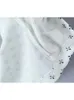 Womens Tanks Girls Fashion Lace Patchwork Bow White Sling Vest Ladies Elegant Black Print V-Neck Summer Slim Short Tops